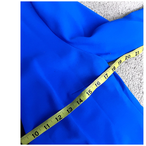 Black and Blue Colorblock Ann Taylor Business Dress 8 - Picture 4 of 6